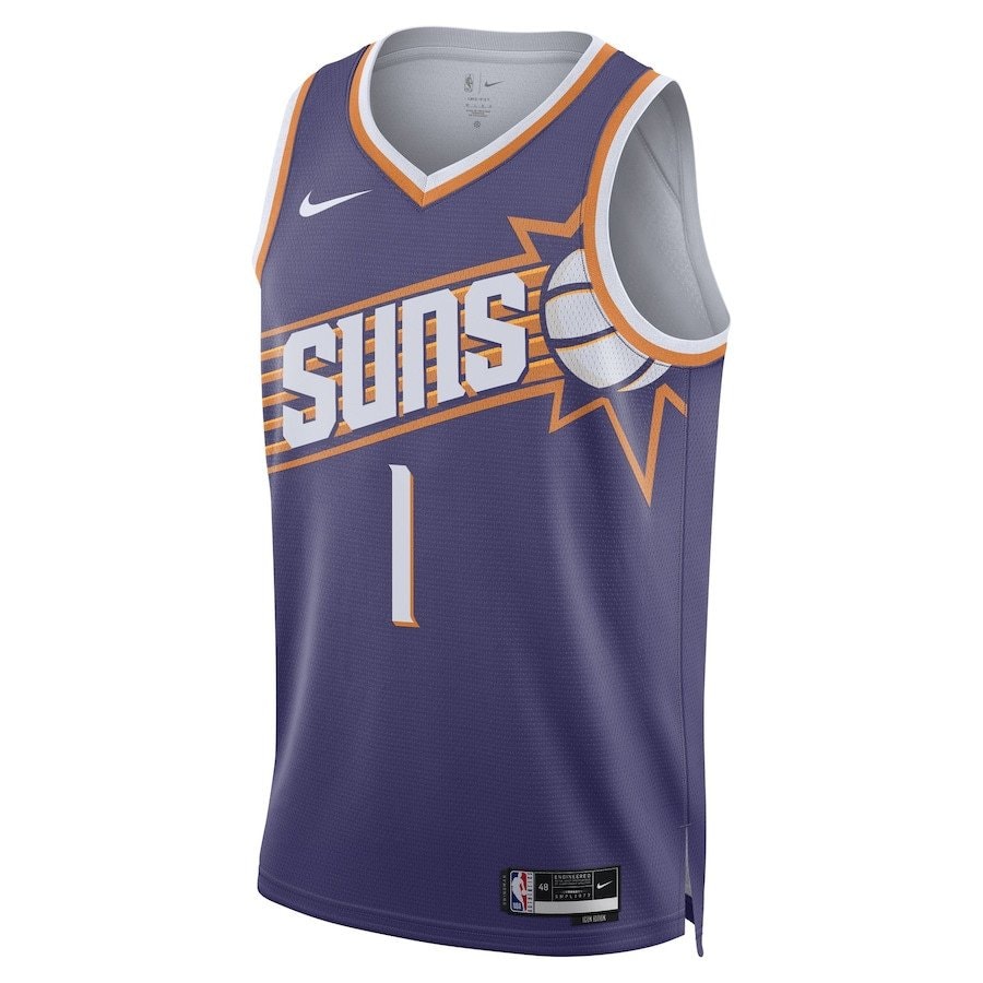 Devin Booker 1 Phoenix Suns 2023/24 Swingman Jersey Icon Edition Purple
