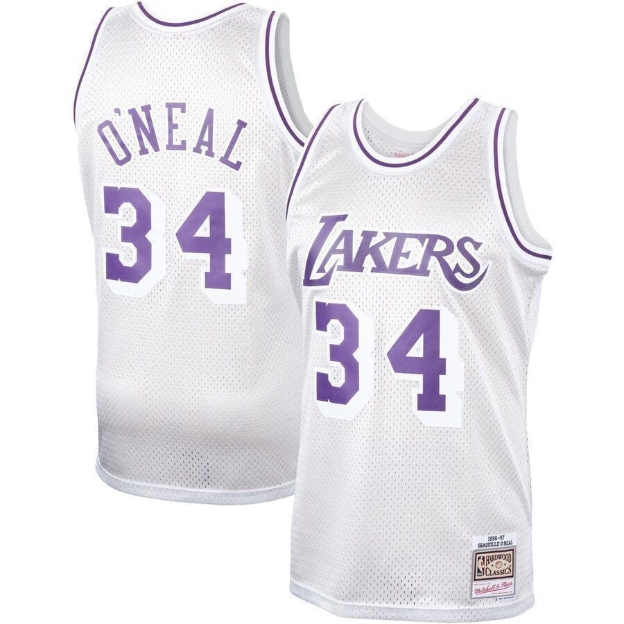 Shaquille O'neal Basketball Team Mitchell & Ness Hardwood Classics Platinum Swingman Jersey