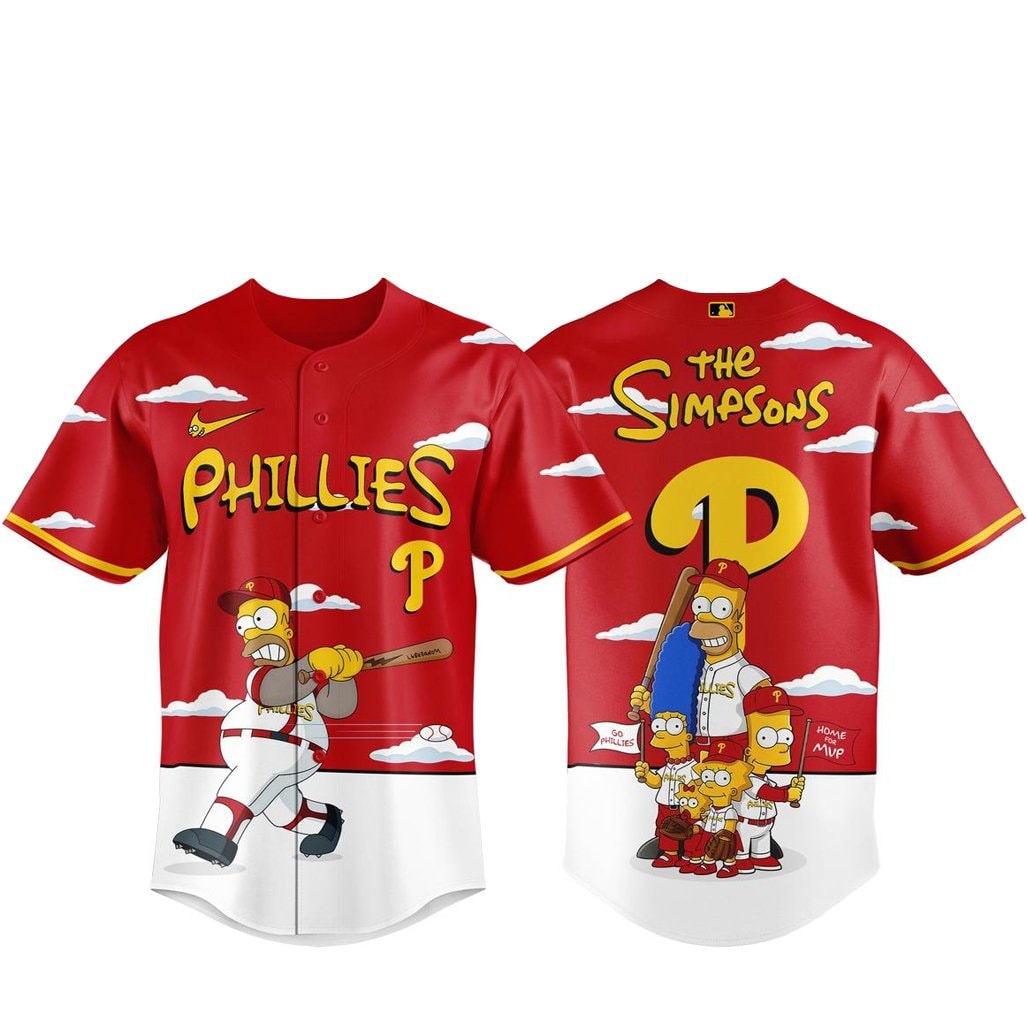 Baseball Team x The Simpsons 2026 Major Gameday Baseball Jersey