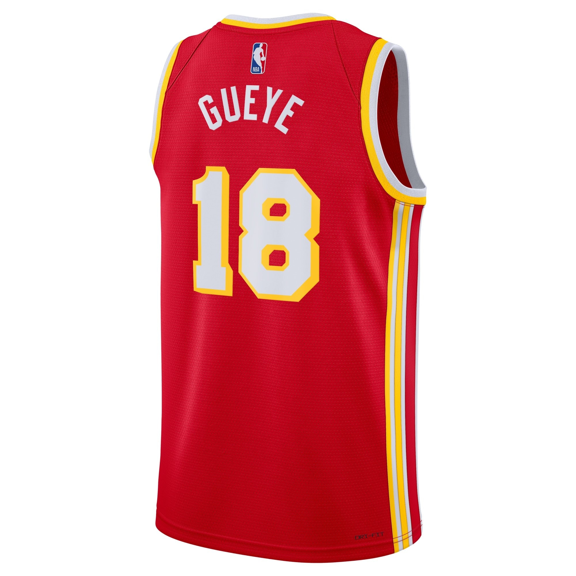 Atlanta Hawks Icon Edition Swingman Jersey Red Mouhamed Gueye Unisex