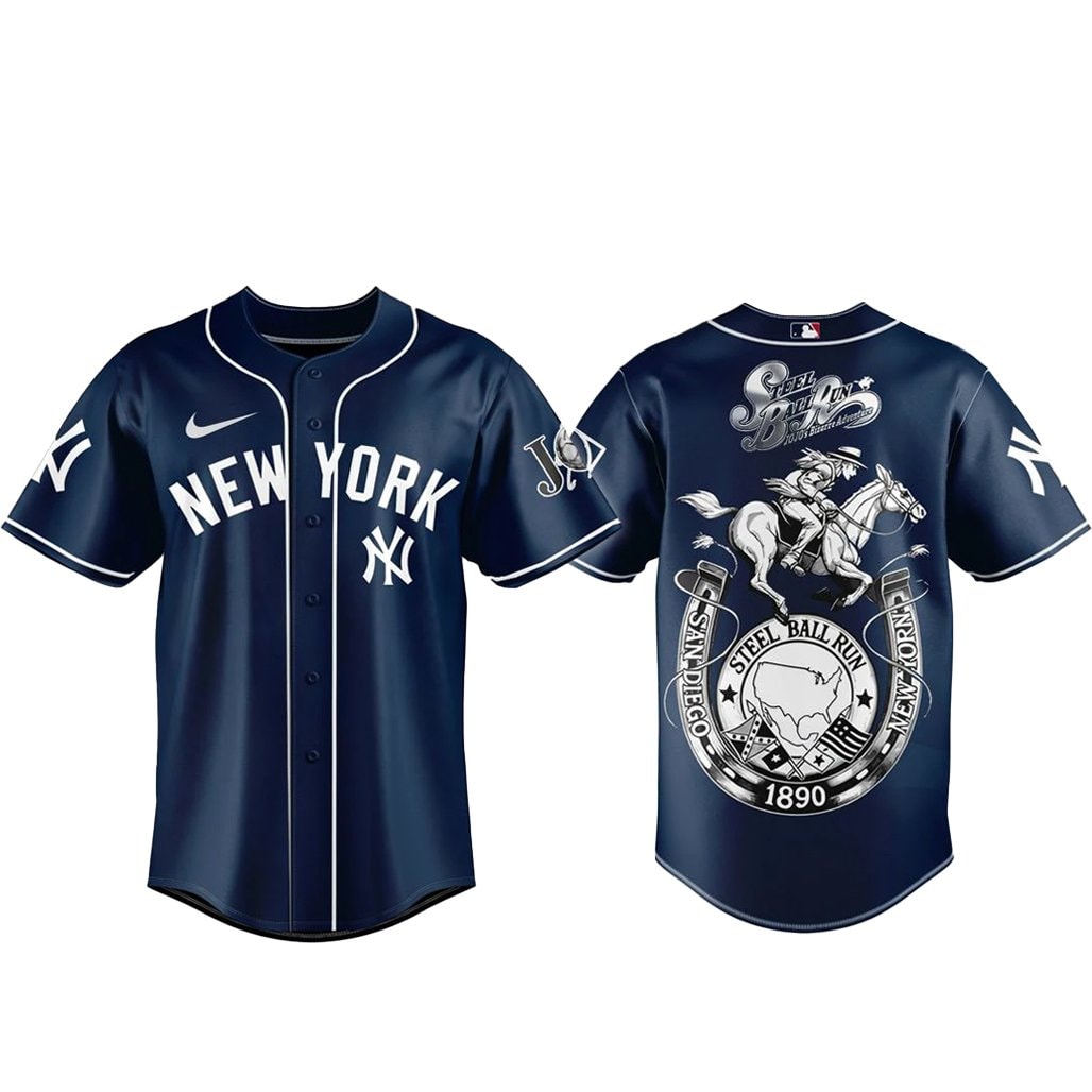 Baseball Team x Steel Ball Run 2026 Baseball Jersey Version 1