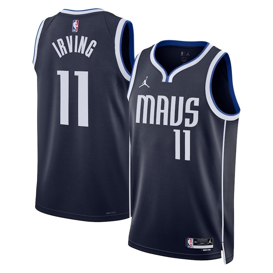Kyrie Irving 11 Dallas Mavericks Unisex Swingman Jersey Statement Edition Navy