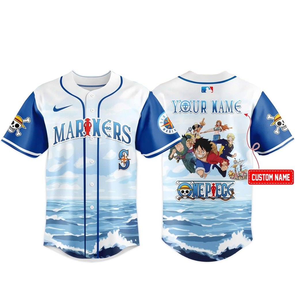 Custom Name Baseball Team x One Piece Night 2026 Baseball Jersey