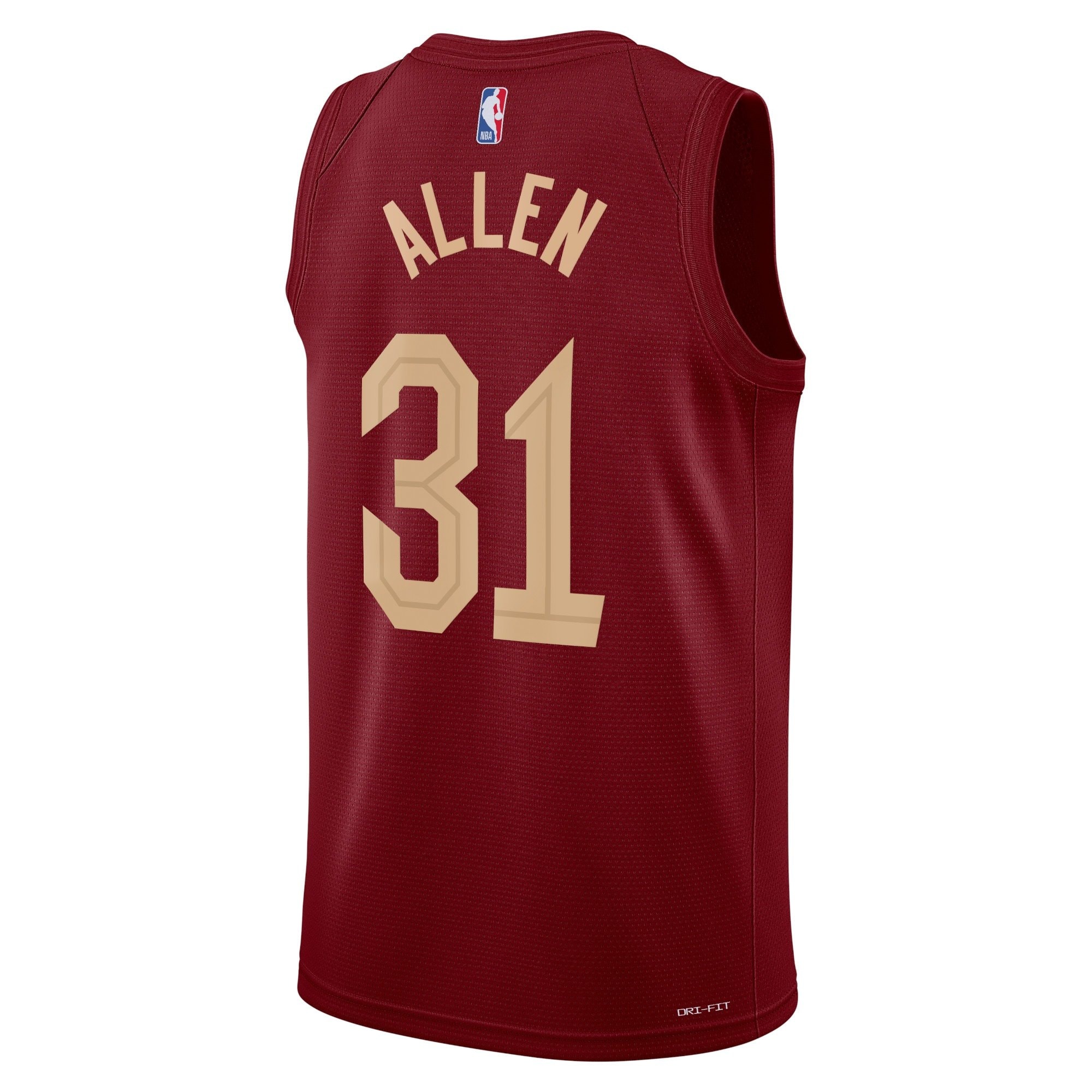 Cleveland Cavaliers Icon Edition Swingman Jersey Maroon Jarrett Allen Unisex