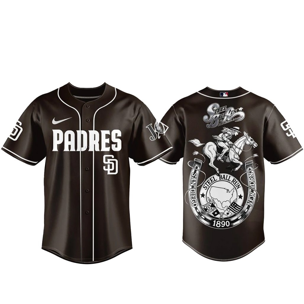 Baseball Team x Steel Ball Run 2026 Baseball Jersey Version 1