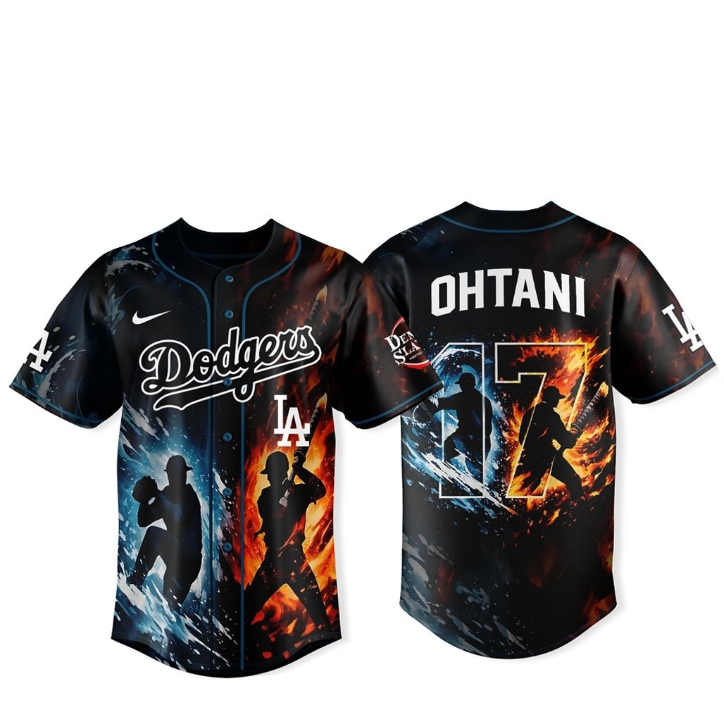 Baseball Team Shohei Ohtani x Demon Slayer 2026 Anime Baseball Jersey