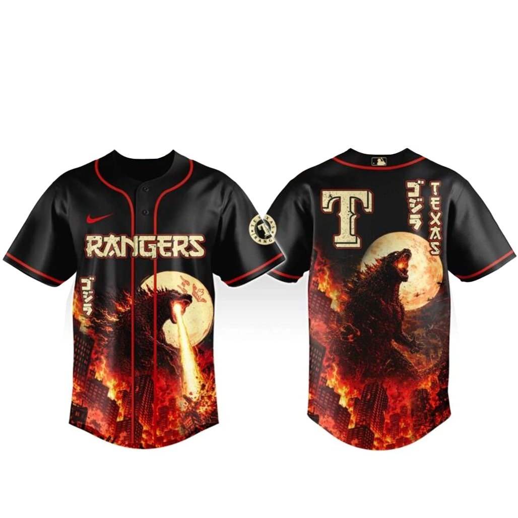 Baseball Team x Godzilla King of Monsters Baseball Jersey