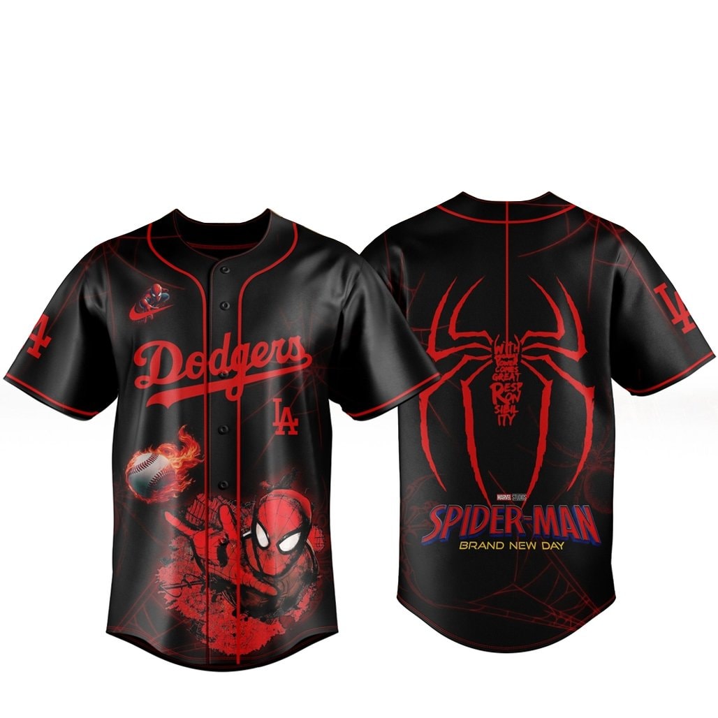 Baseball Team x Spider Man 2026 Brand New Day Baseball Jersey