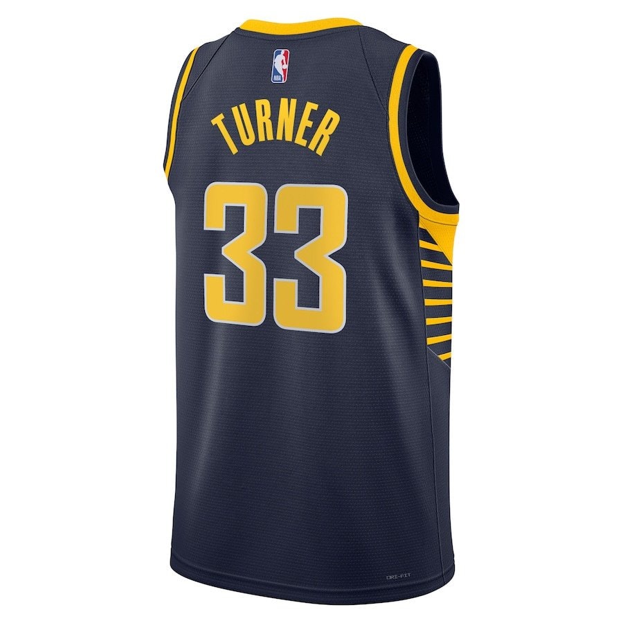 Myles Turner 33 Indiana Pacers Unisex Swingman Jersey Icon Edition Navy