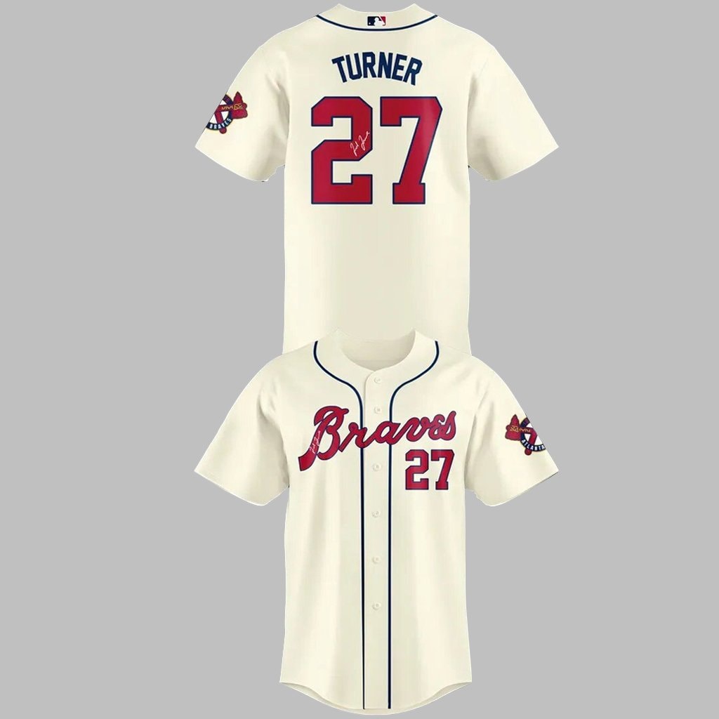 Baseball Team Legend Ted Turner Baseball Jersey