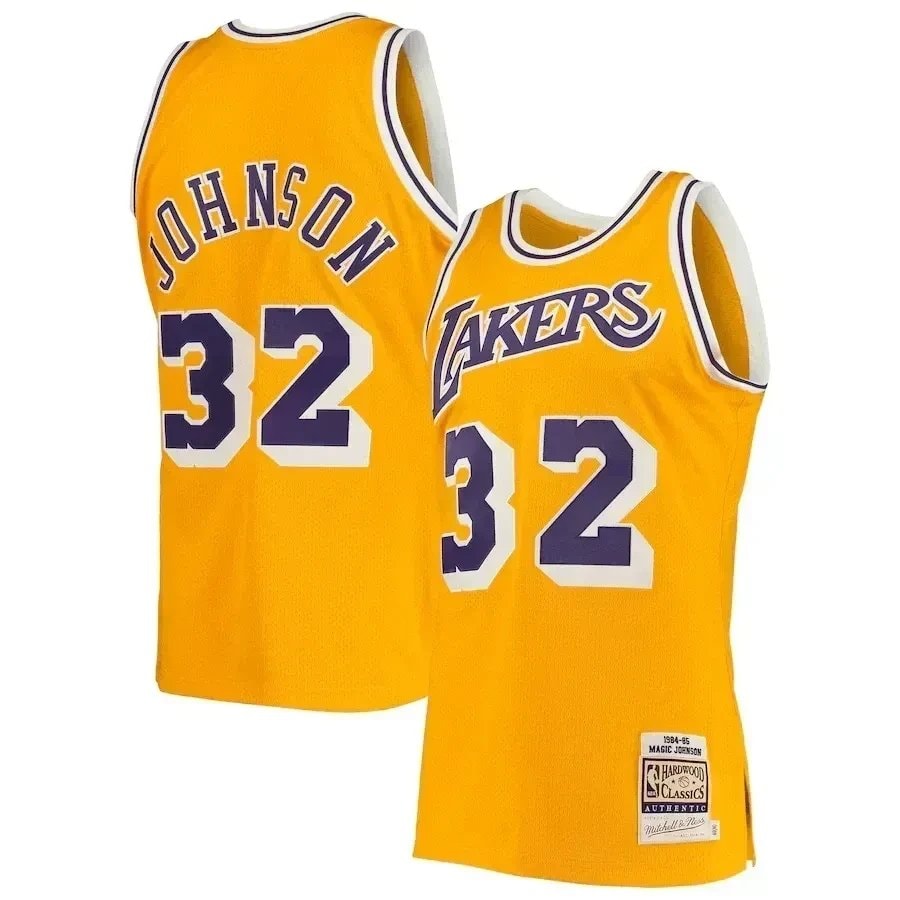 Basketball Team Johnson Basketball Team Mitchell & Ness 1984/85 Hardwood Classics Jersey - Gold
