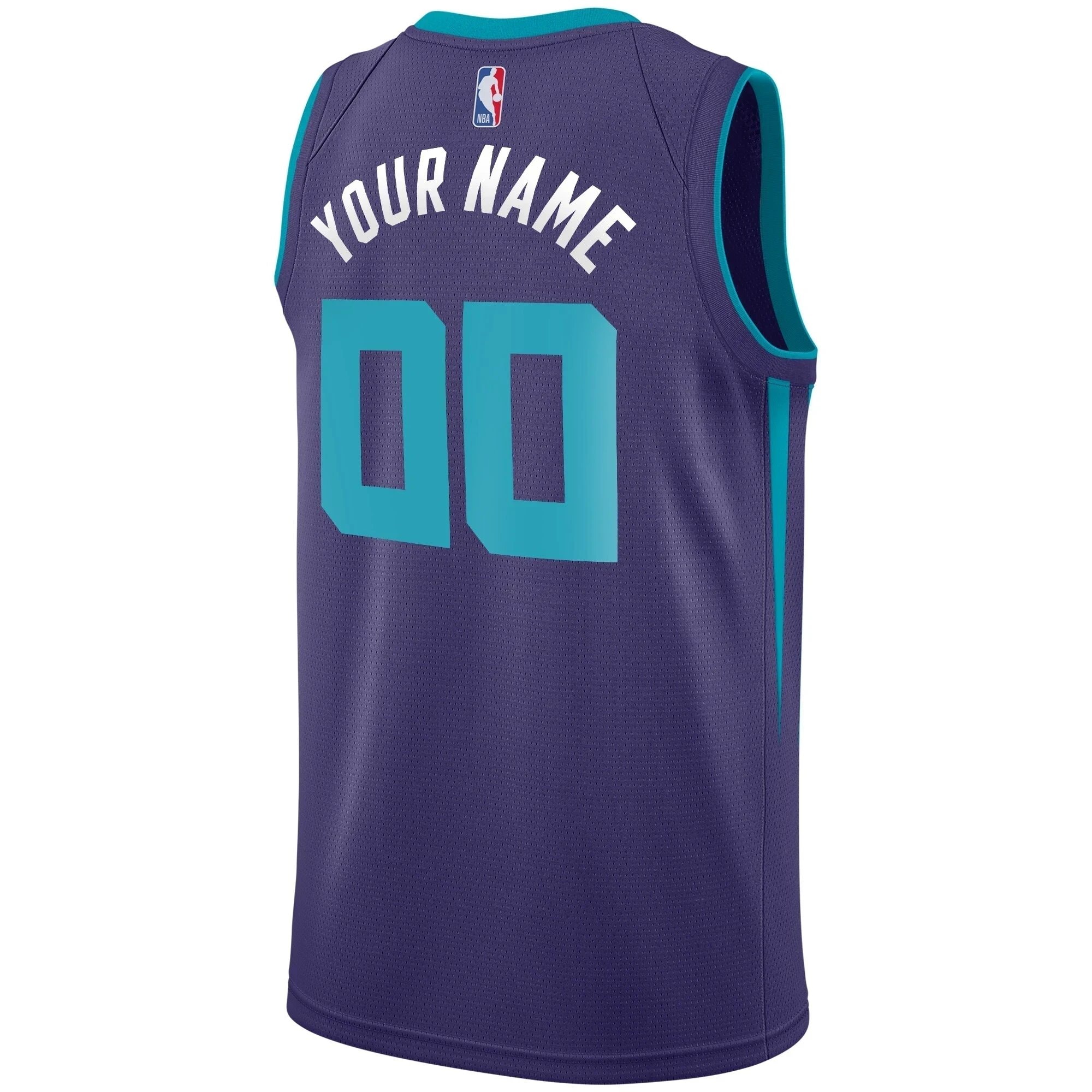 Charlotte Hornets Swingman Blank Jersey Statement Edition Purple Unisex