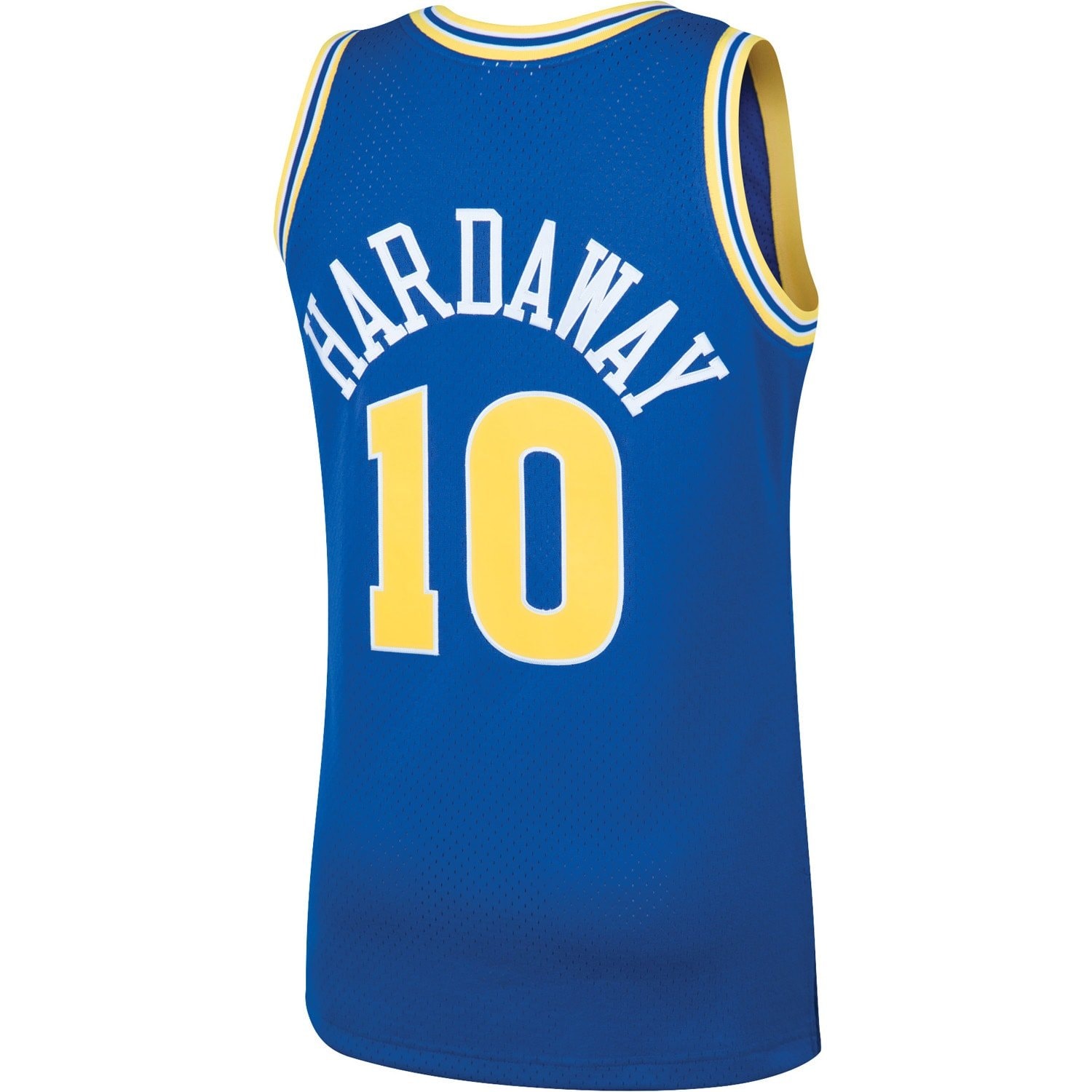 Men's Mitchell & Ness Tim Hardaway Royal Golden State Warriors 1990 Hardwood Classics Swingman Jersey