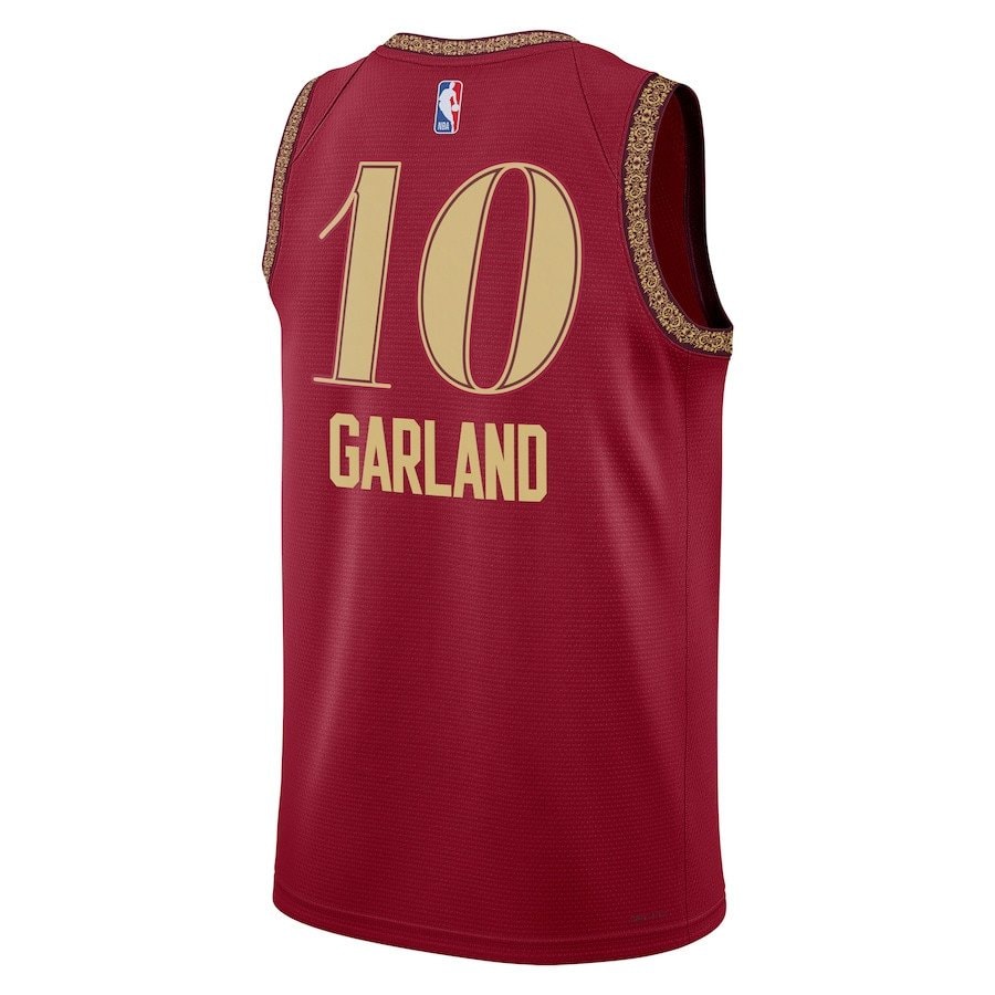 Darius Garland 10 Cleveland Cavaliers 2023/24 City Edition Swingman Jersey Wine Multicolor