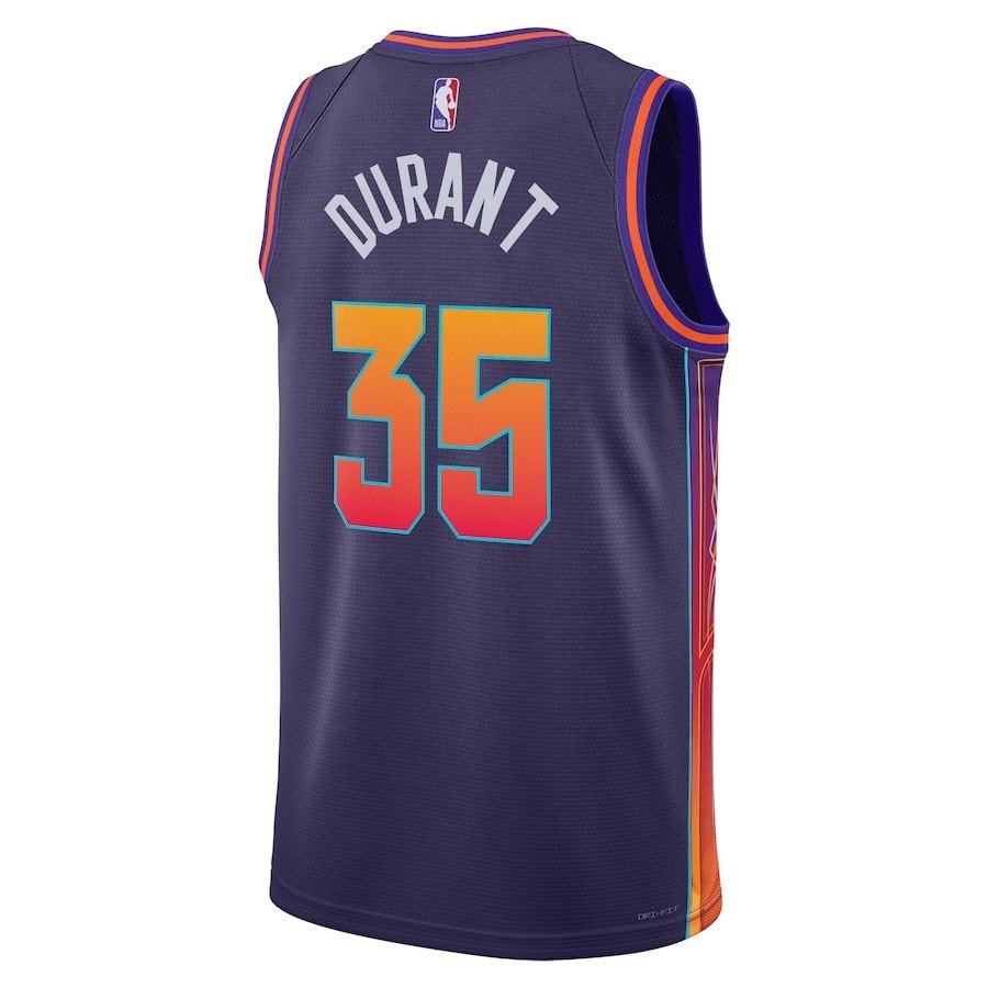 Kevin Durant 35 Phoenix Suns 2023/24 City Edition Swingman Jersey Purple Unisex