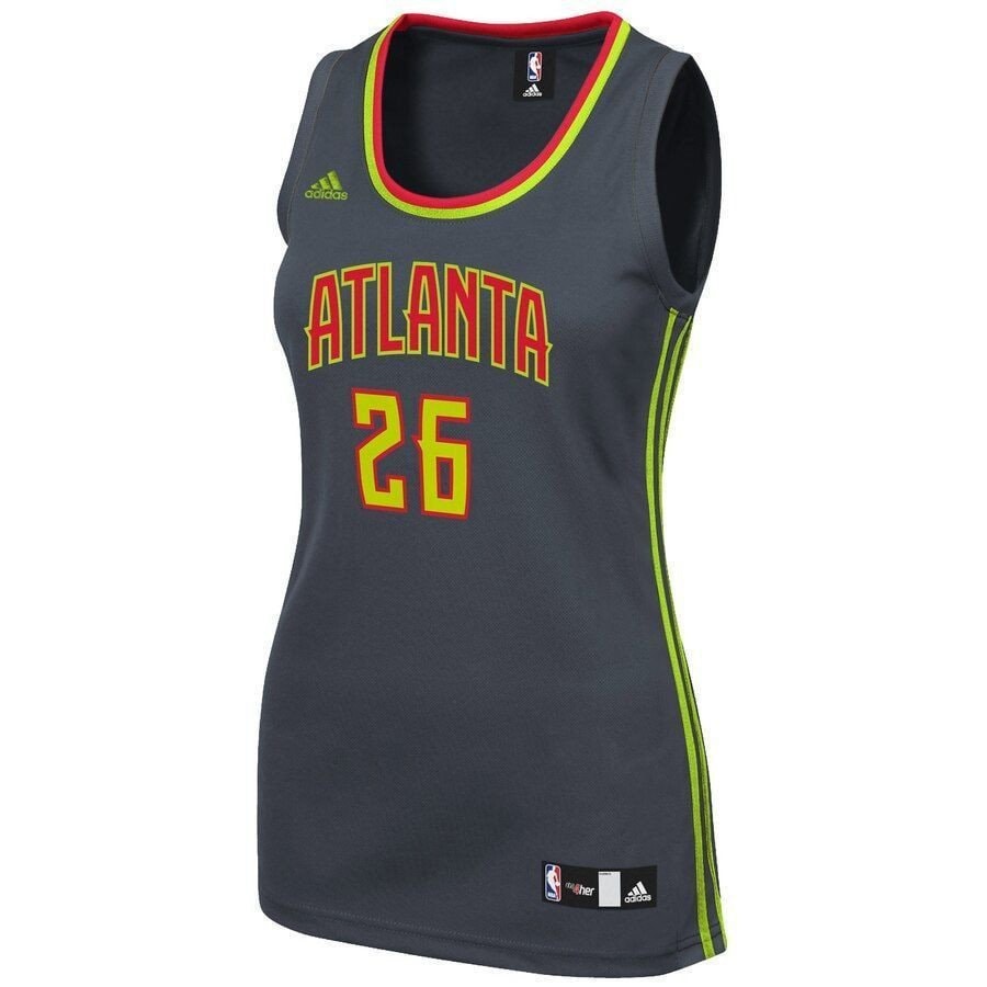 Kyle Korver Atlanta Hawks Women's Road Jersey Charcoal Gray Adult Sizes S-3XL