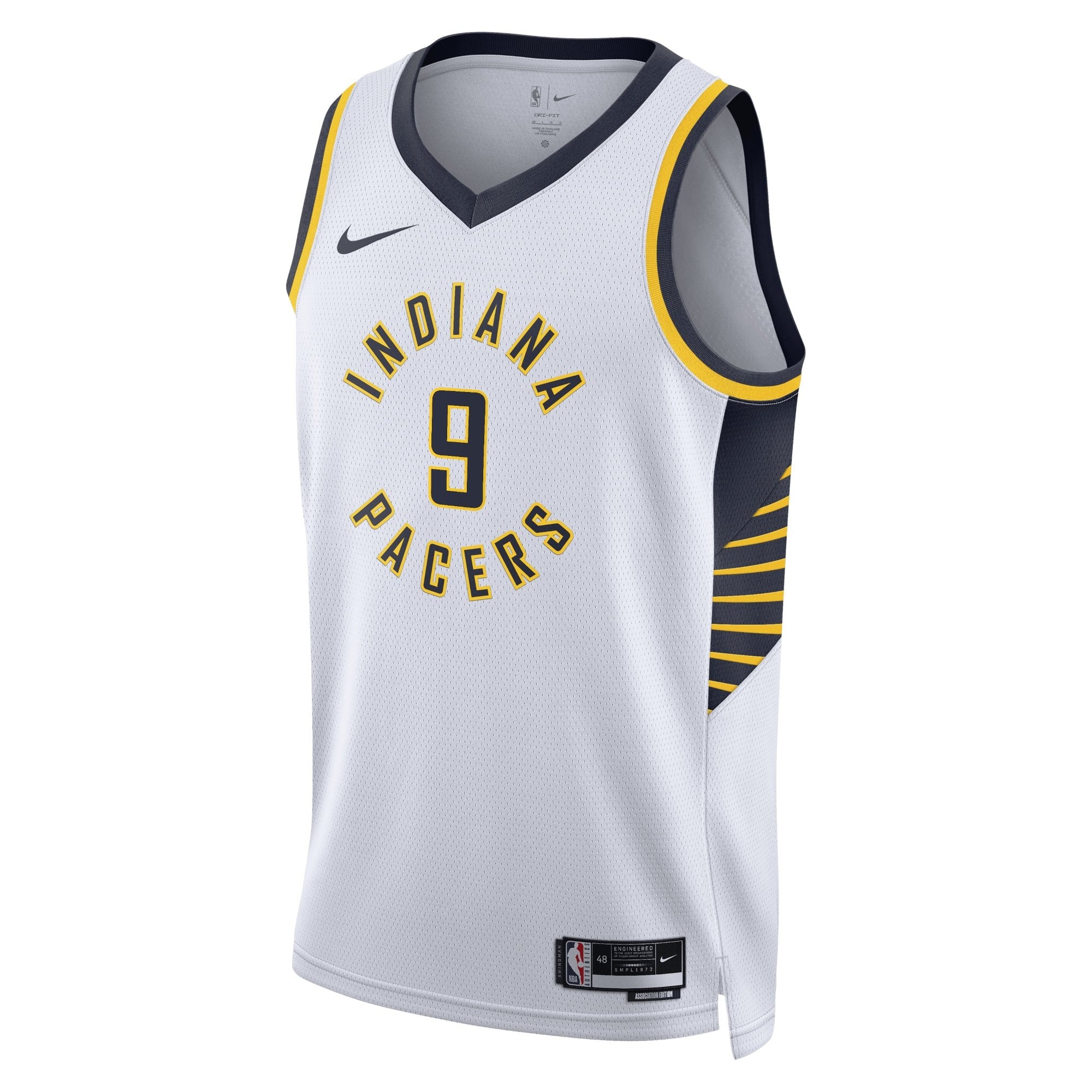 Indiana Pacers Association Edition Swingman Jersey White T.J. McConnell Unisex