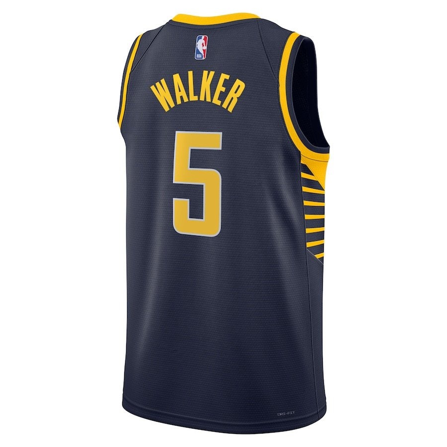 Jarace Walker 5 Indiana Pacers Unisex Swingman Jersey Icon Edition Navy