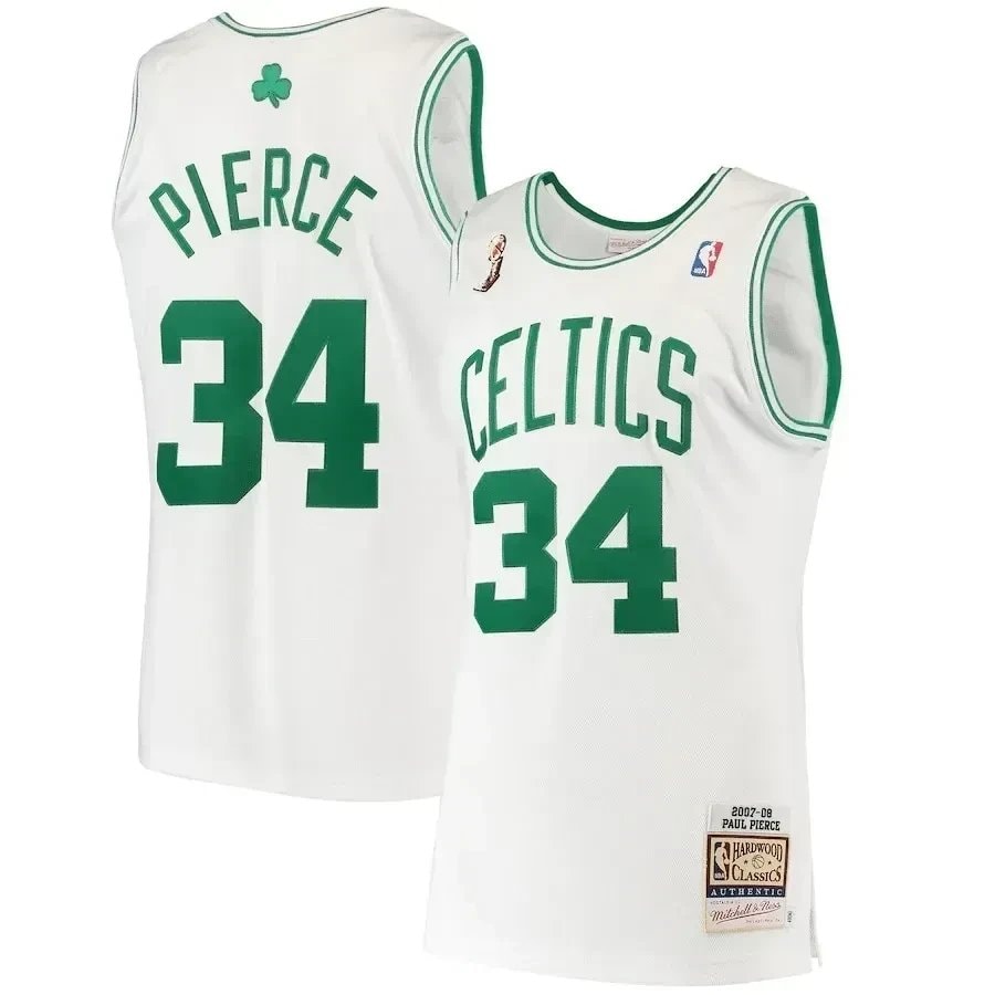 Paul Pierce Boston Celtics Mitchell & Ness 2007 Hardwood Classics Jersey White