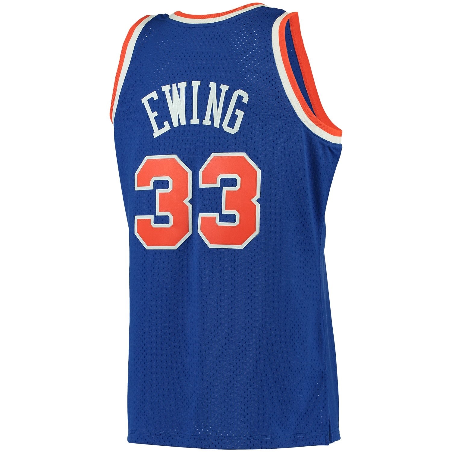 Men's Mitchell & Ness Patrick Ewing Blue New York Knicks Big & Tall Hardwood Classics Jersey