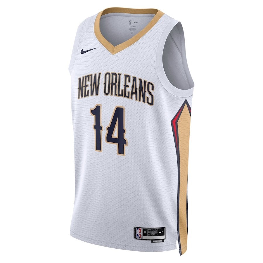 Brandon Ingram 14 New Orleans Pelicans Unisex Swingman Jersey Association Edition White