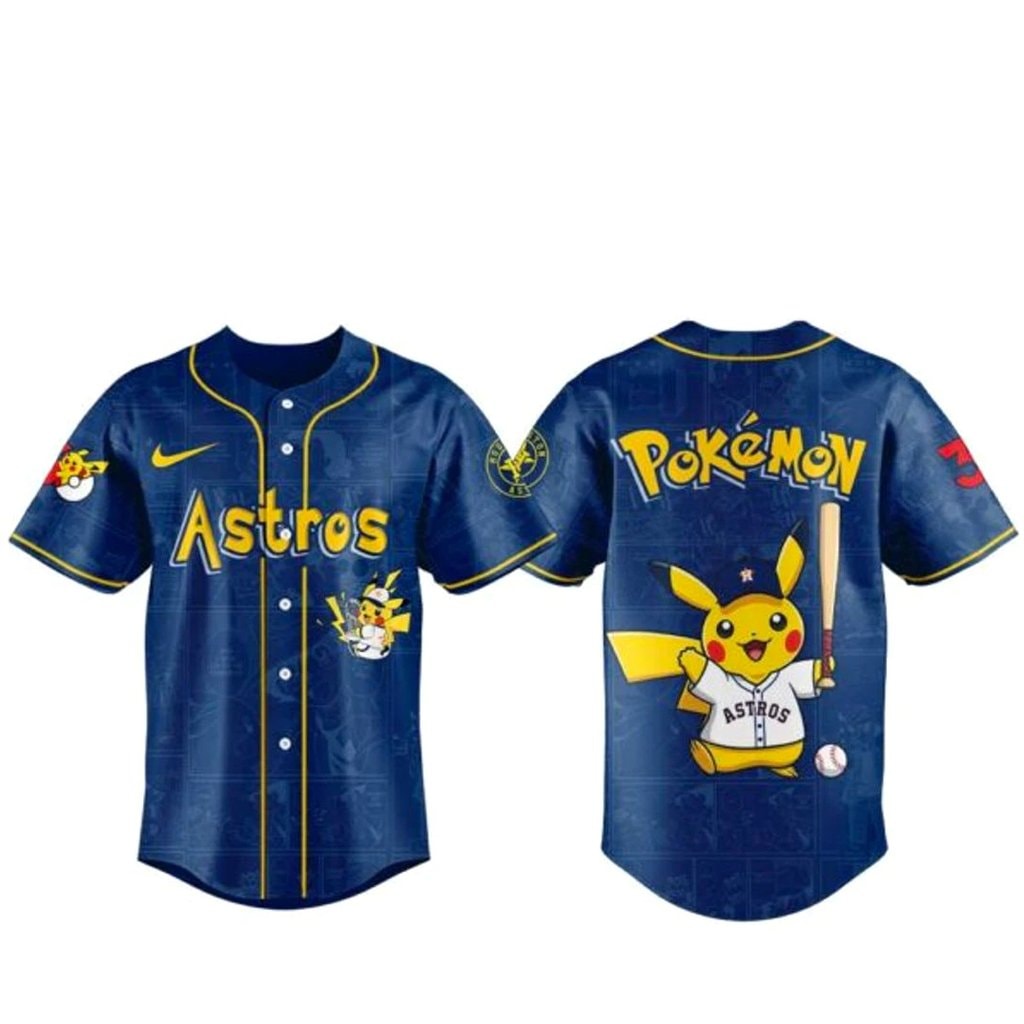 Baseball Team x Pokemon 2026 Baseball Jersey Version 2