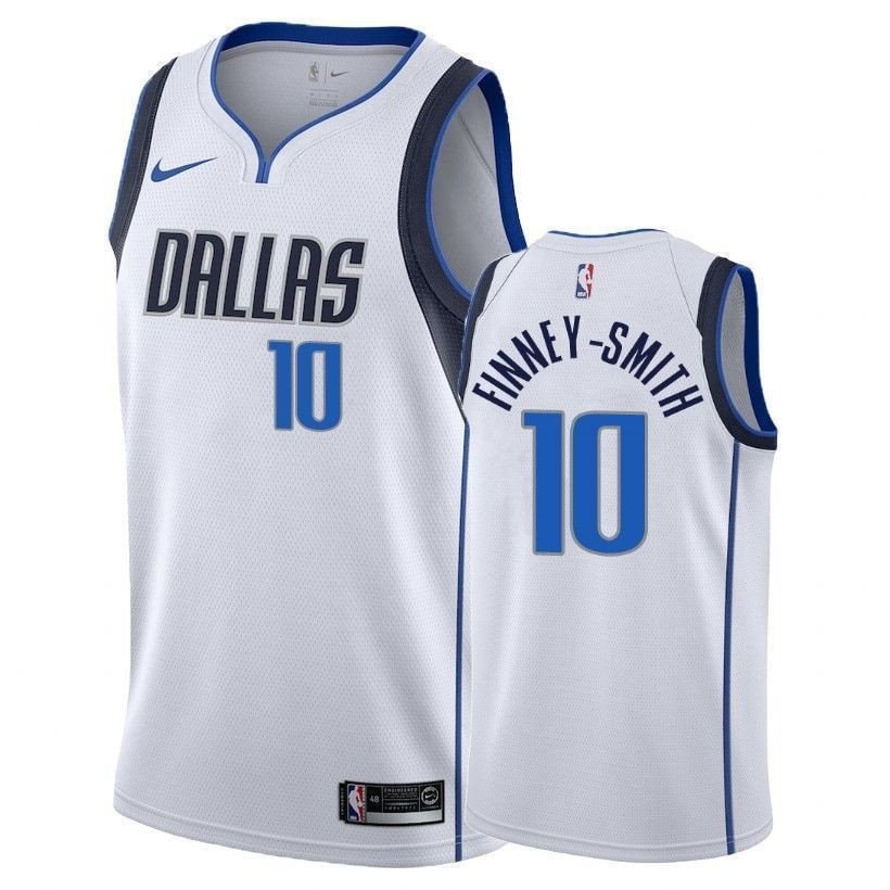 Men's Basketball Team Male Dorian Finney-smith 10 Association White Jersey
