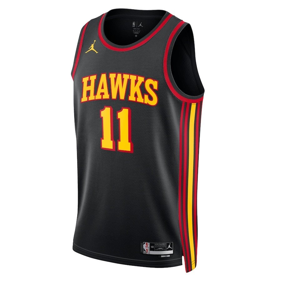 Trae Young 11 Atlanta Hawks Unisex Swingman Jersey Statement Edition Black