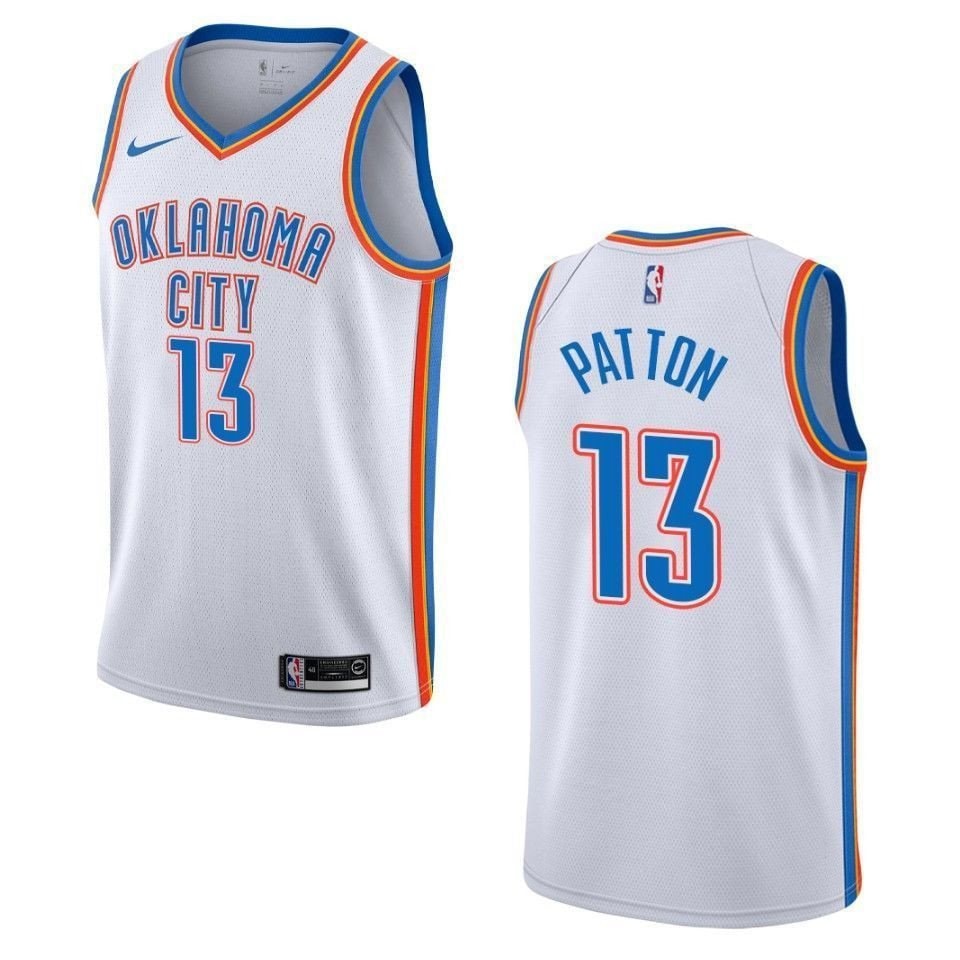 Men's Basketball Team 13 Justin Patton Association Swingman Jersey - White