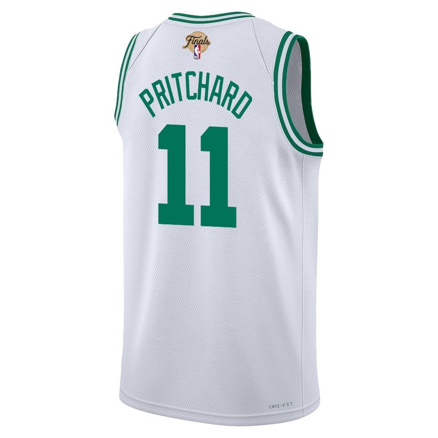 Payton Pritchard #11 Boston Celtics 2024 Finals Patch Swingman Jersey Association Edition White