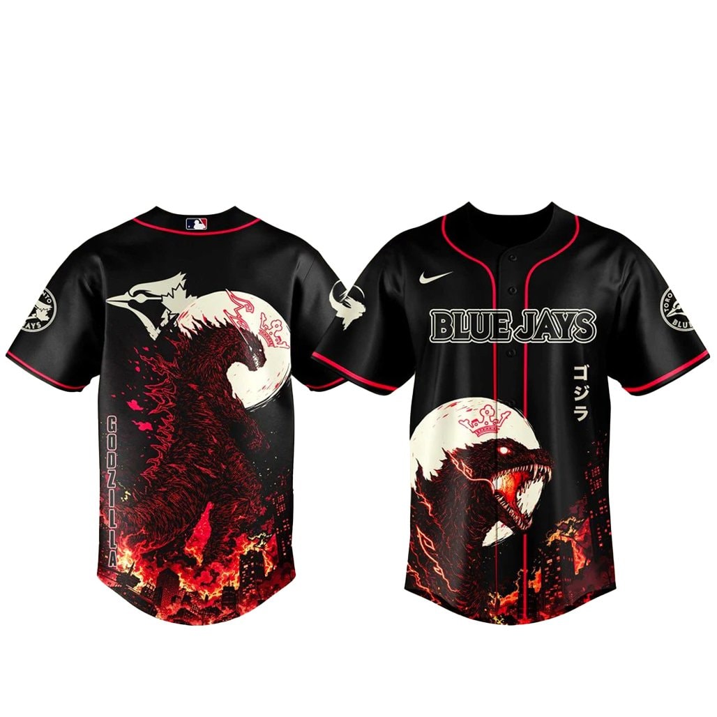 Baseball Team x Godzilla Minus Zero Baseball Jersey