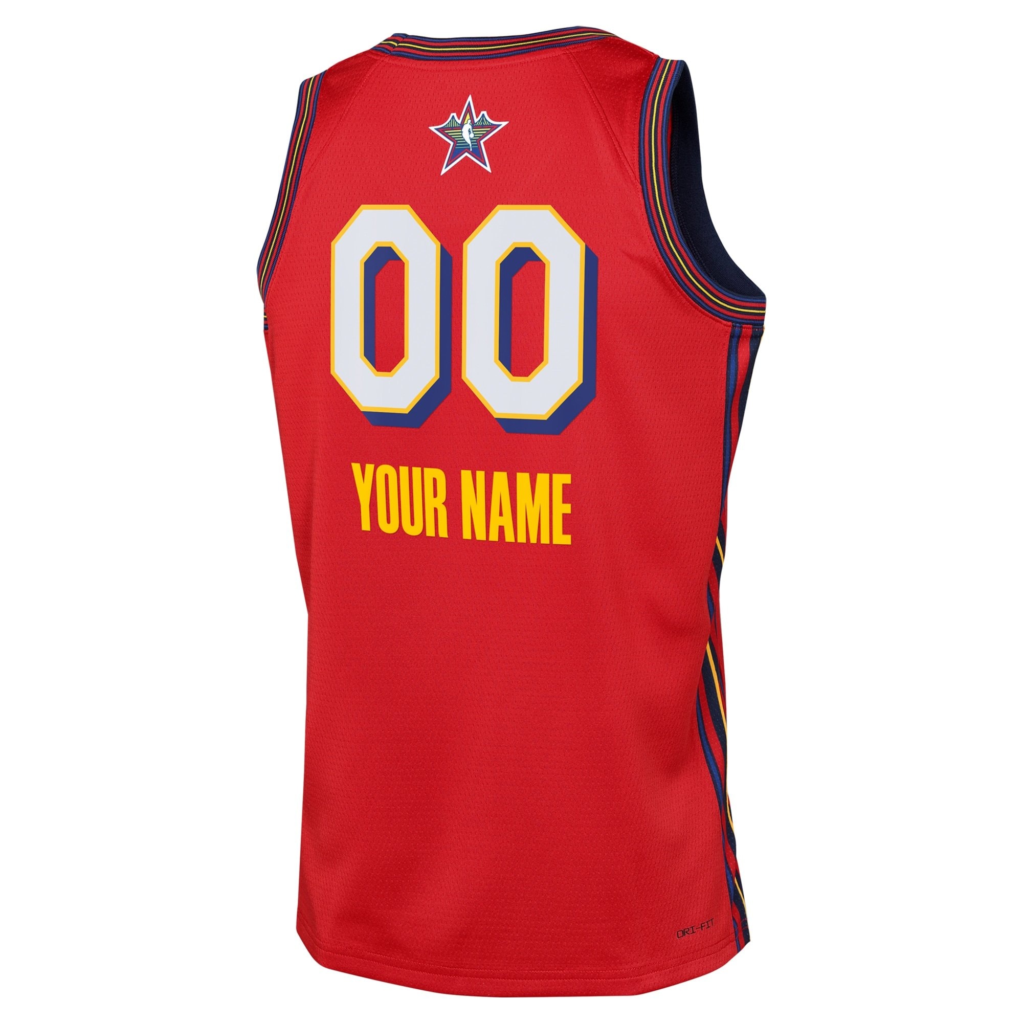 NBA Jordan Brand All Star 2025 Swingman Team Jersey Red Youth Sizes S-3XL