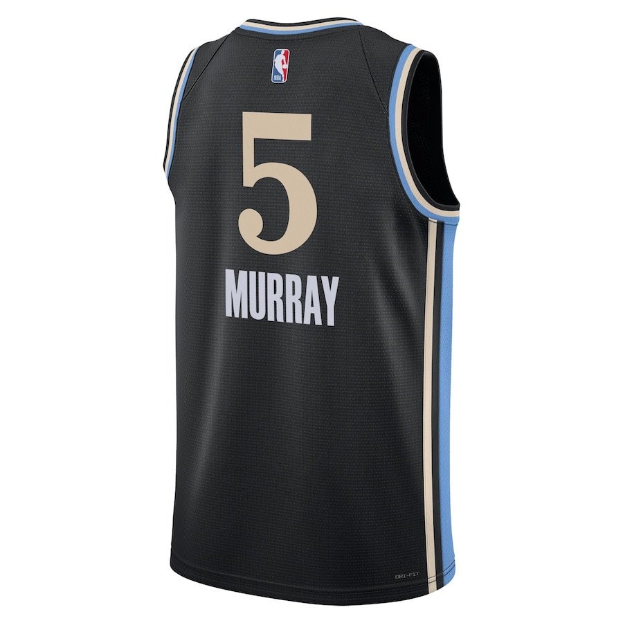 Dejounte Murray 5 Atlanta Hawks 2023/24 City Edition Swingman Jersey Black Unisex