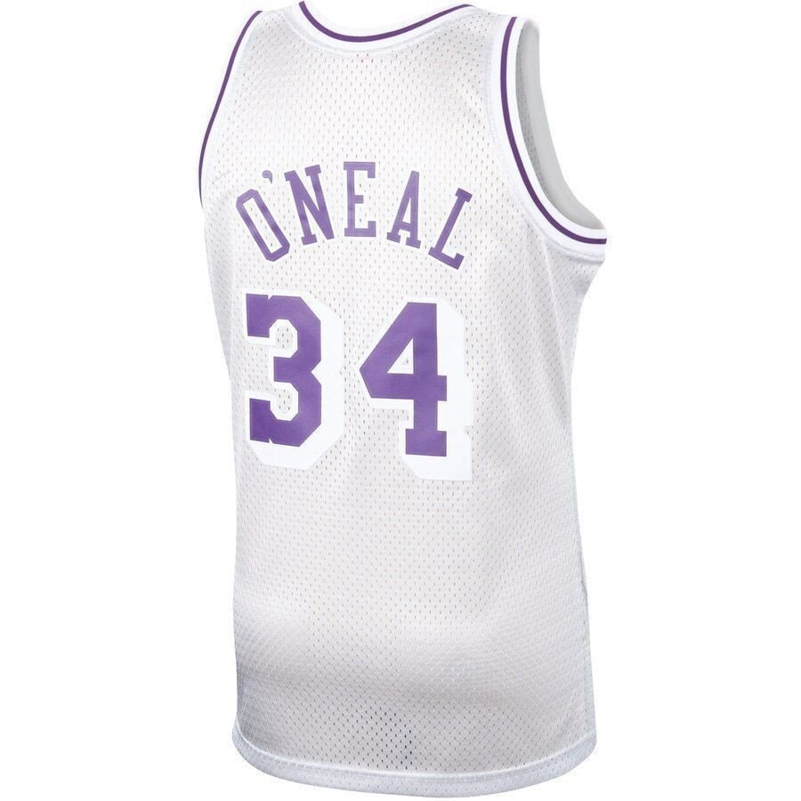 Shaquille O'neal Los Angeles Lakers Mitchell & Ness Hardwood Classics Platinum Swingman Jersey