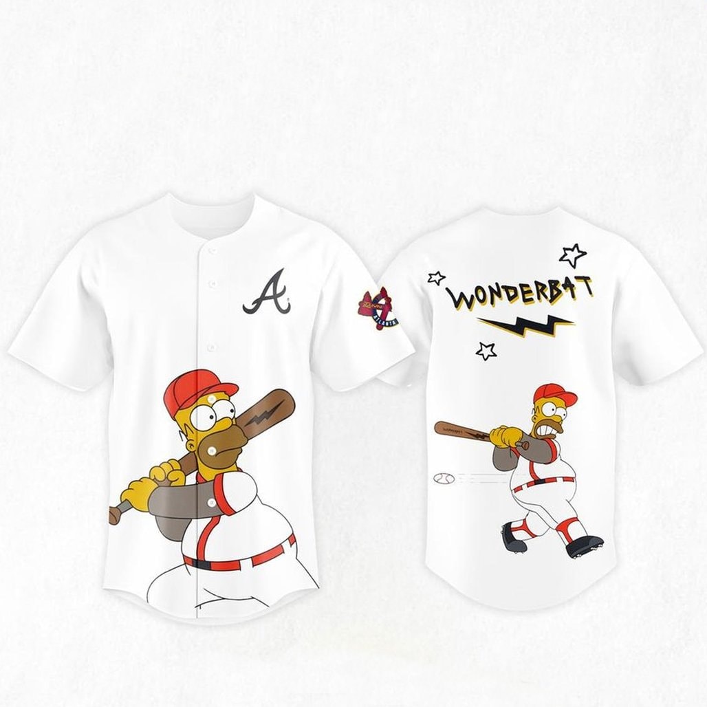 Baseball Team The Simpsons Wonderbat 2026 Baseball Jersey