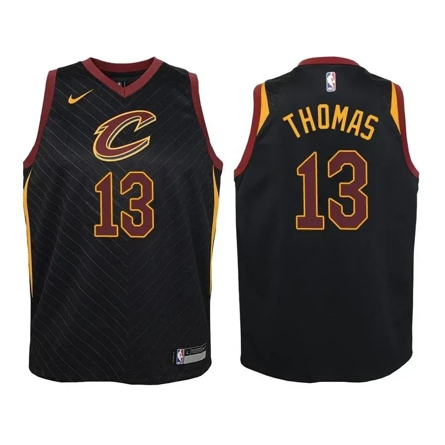 Youth Tristan Thompson 13 Cavaliers State Black Jersey - Unisex Basketball Jersey S-3XL