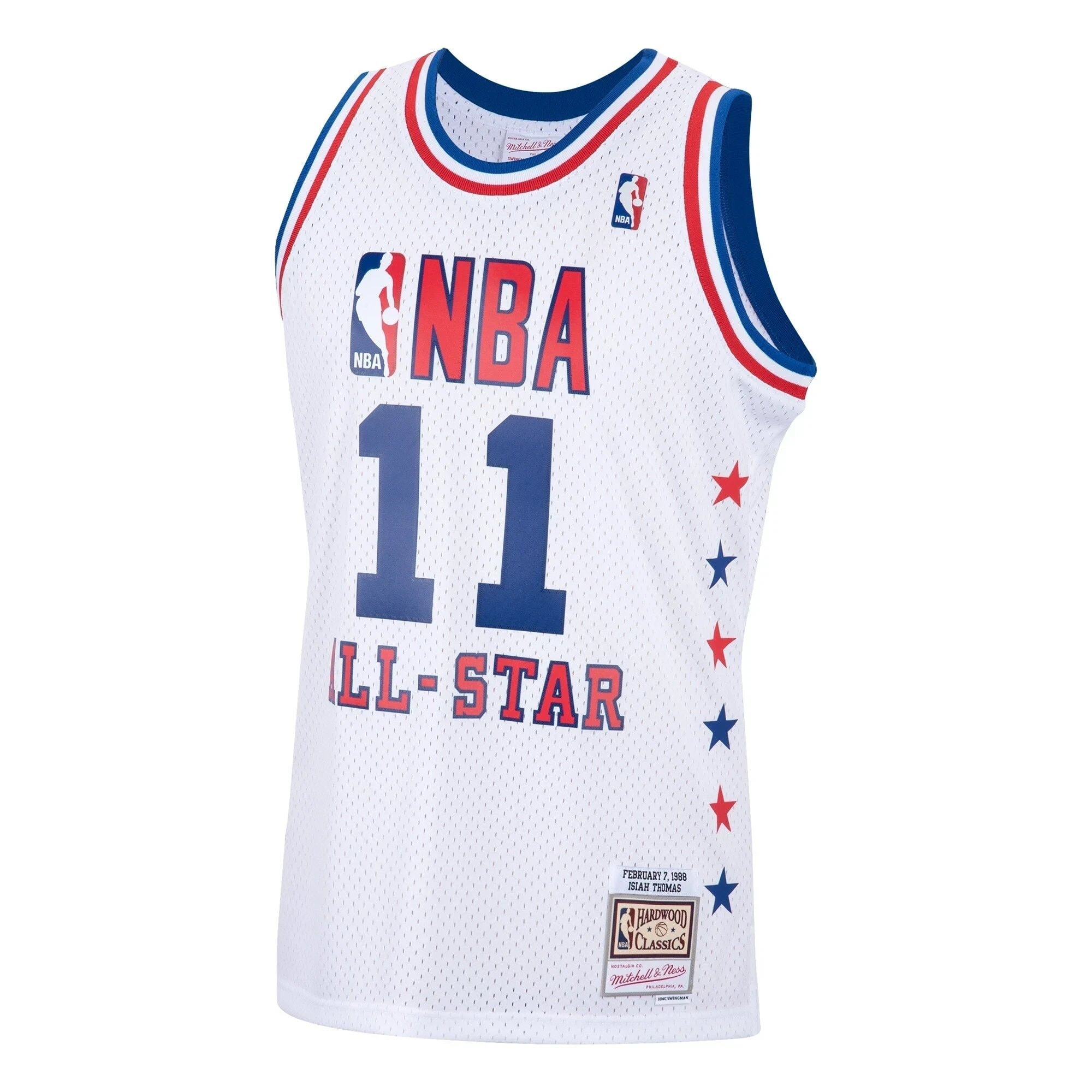 Isiah Thomas Eastern Conference Mitchell Ness 1985 All-star Game Swingman Jersey - White