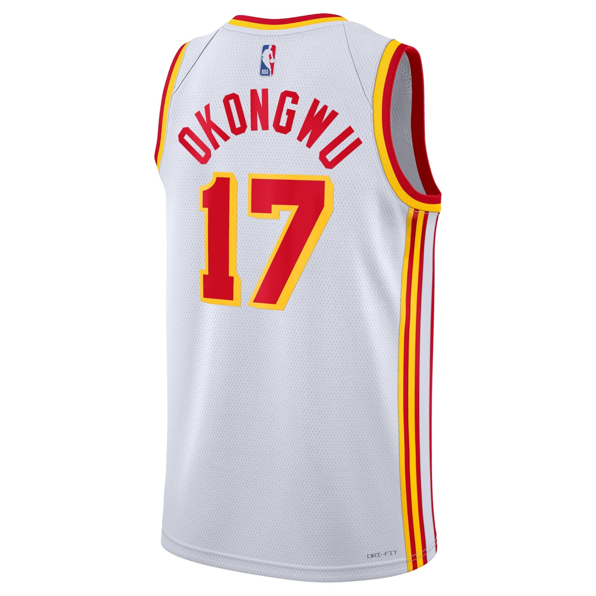 Atlanta Hawks Association Edition Swingman Jersey White Onyeka Okongwu Unisex