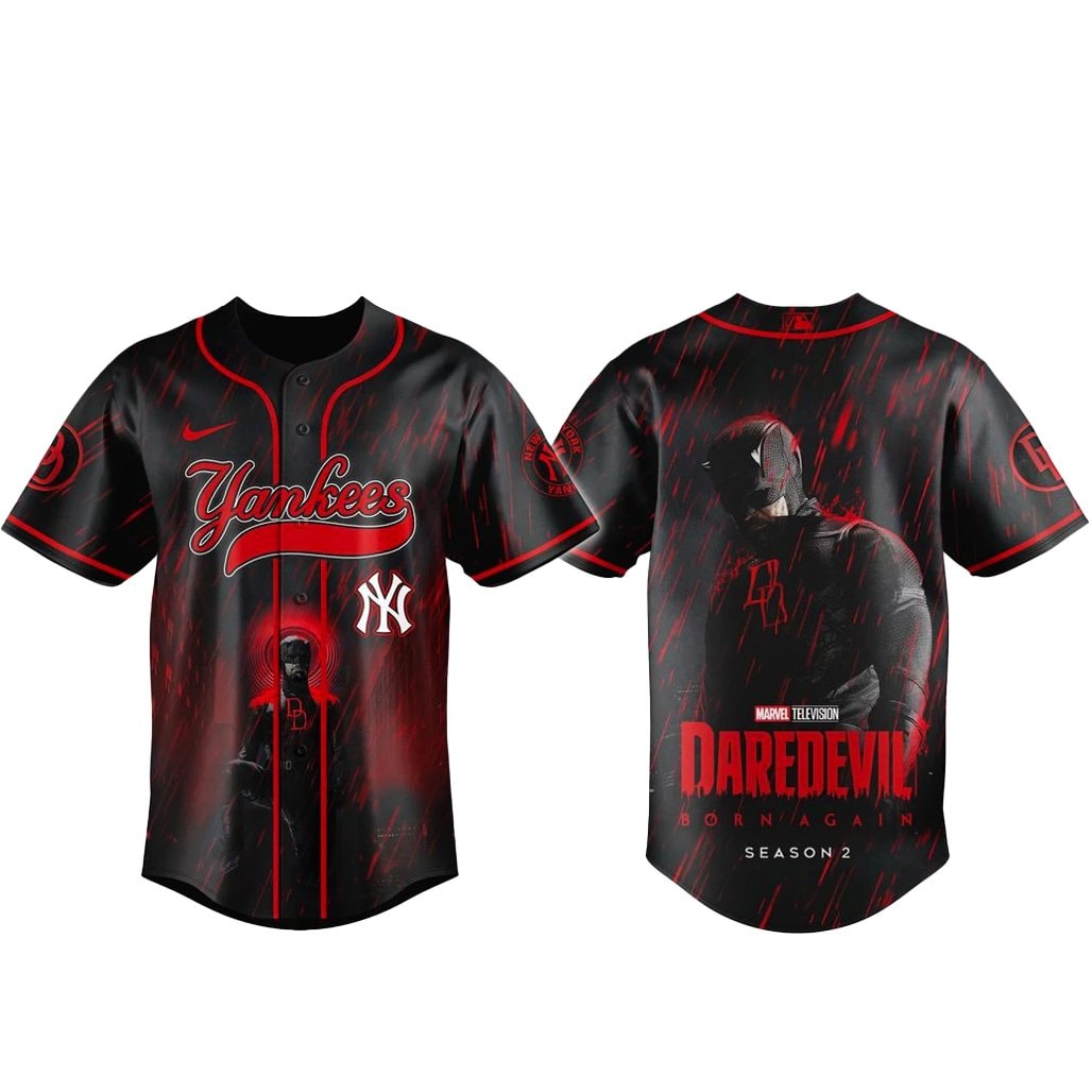 Baseball Team x Daredevil Season 2 Baseball Jersey