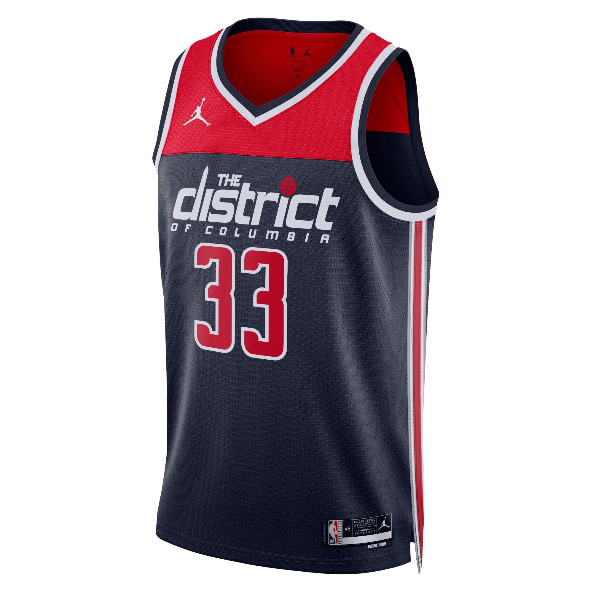 Washington Wizards Jordan Statement Edition Swingman Jersey Navy Kyle Kuzma Unisex