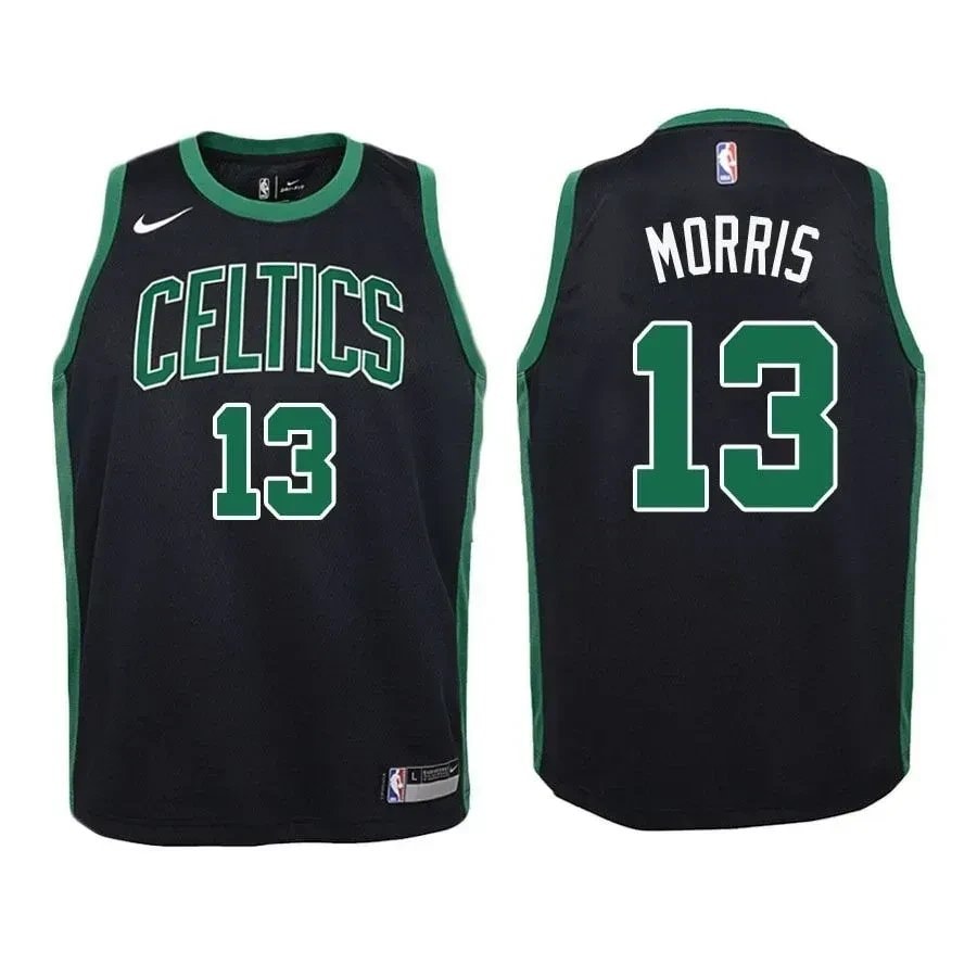 Youth Celtics Marcus Morris 13 Statement Edition Black Jersey - Unisex