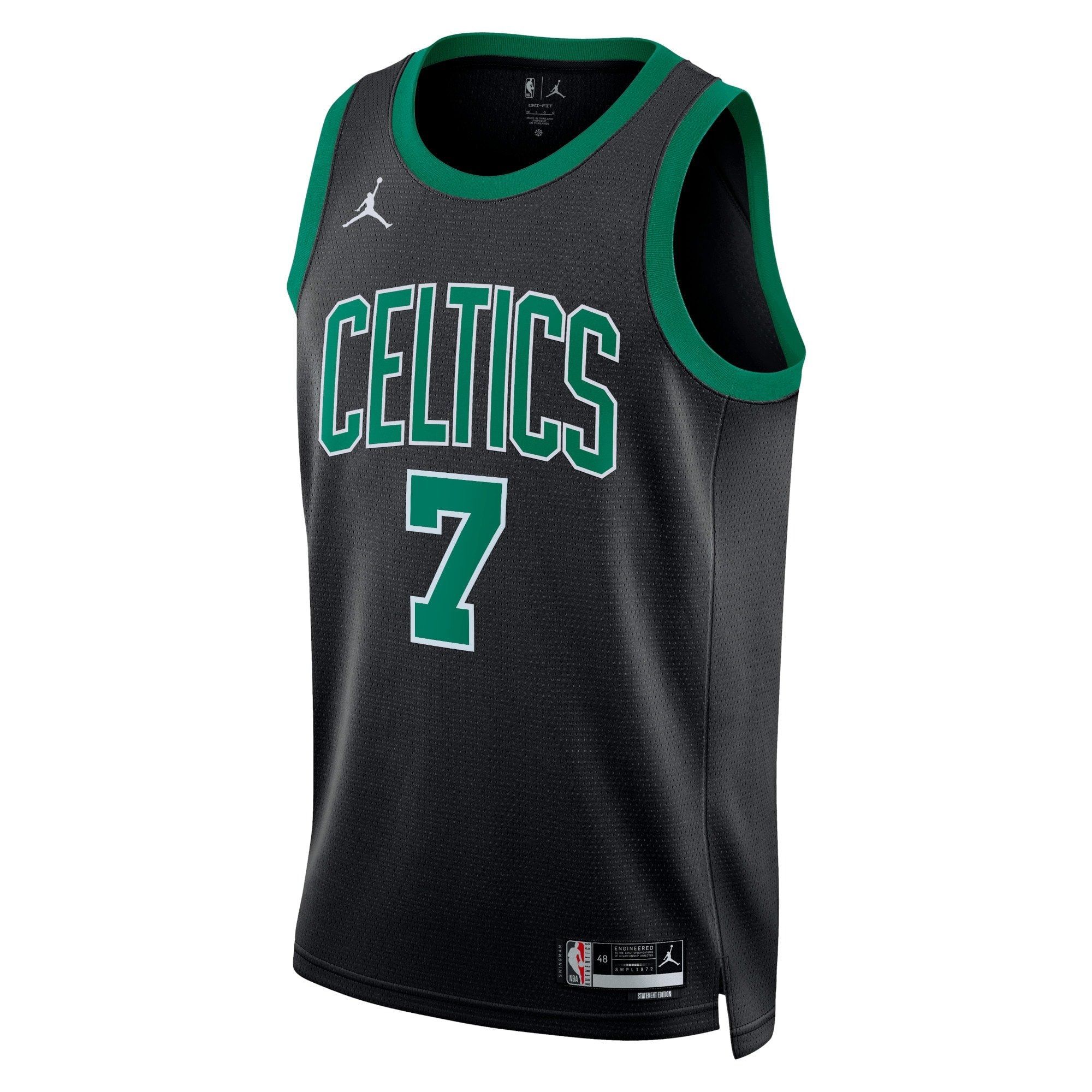 Boston Celtics Jordan Statement Edition Swingman Jersey Green Jaylen Brown Unisex
