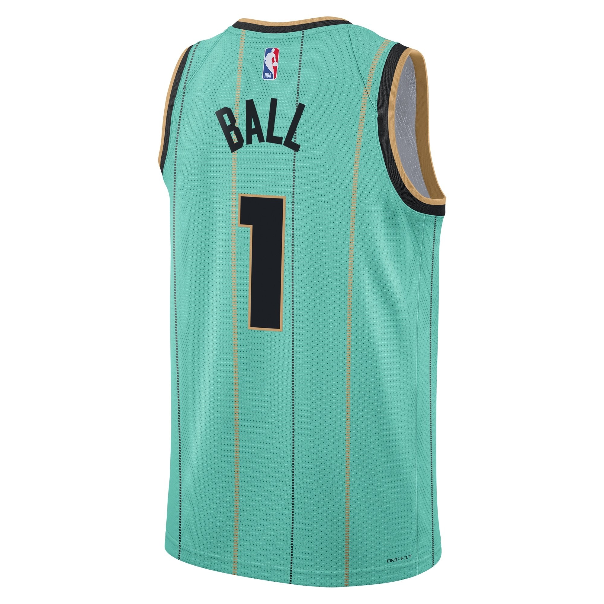 Charlotte Hornets Jordan Brand City Edition Swingman Jersey 2024 Teal LaMelo Ball Unisex