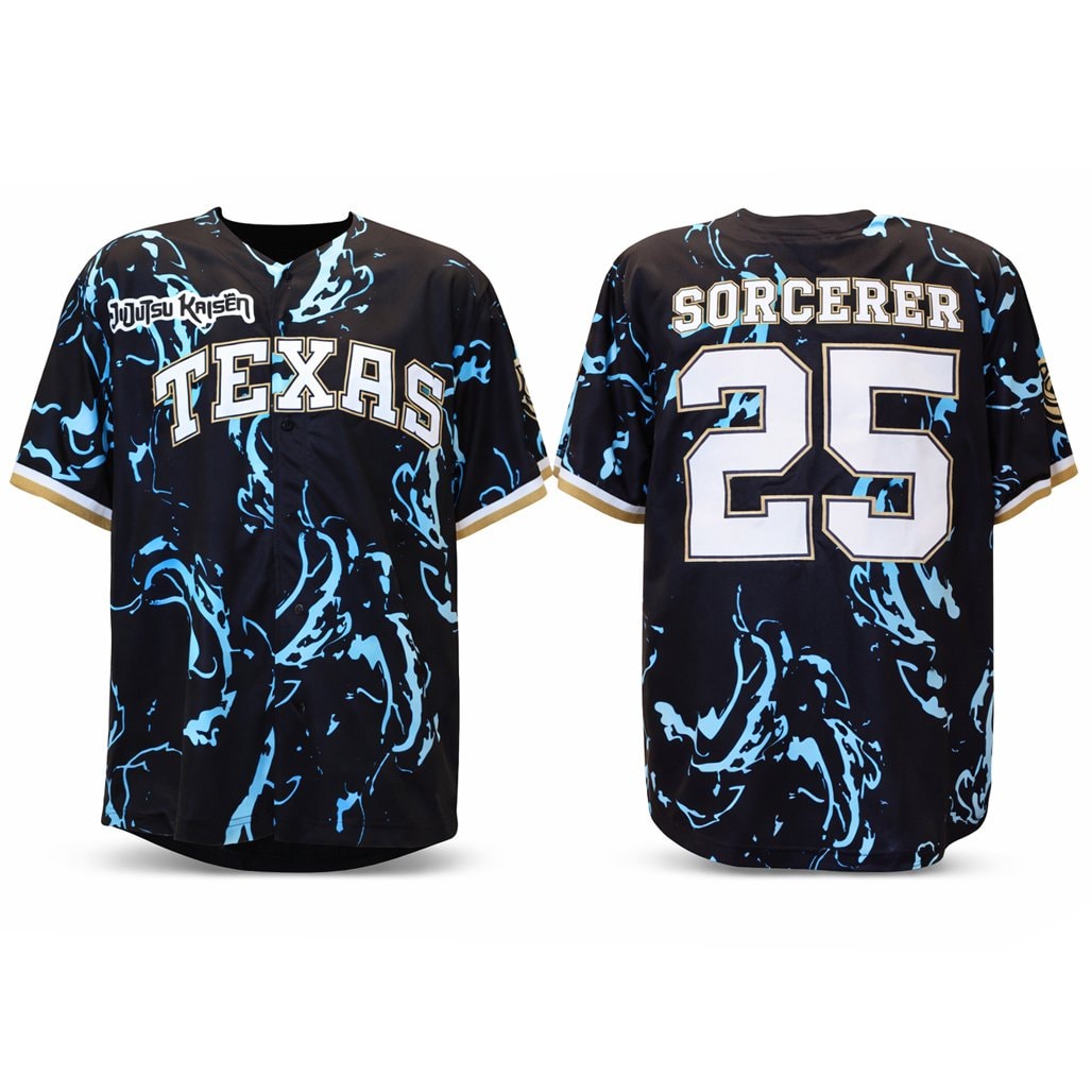2026 Custom Name and Number Baseball Team x Jujutsu Kaisen Yuji Itadori Baseball Jersey