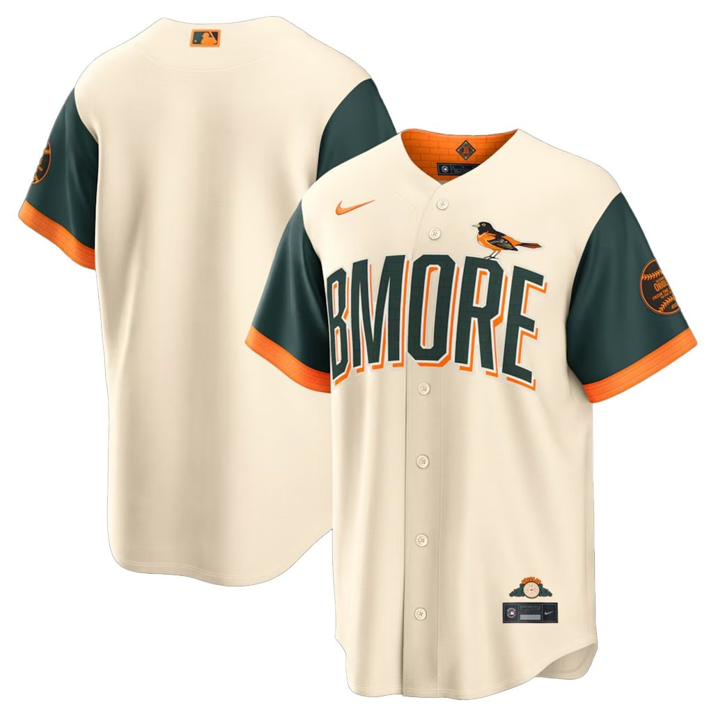 Baseball Team Cream 2026 City Connect Stadium Baseball Jersey