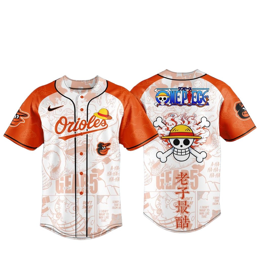 Baseball Team x One Piece Night 2026 Game Baseball Jersey