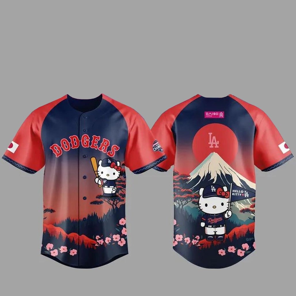 Baseball Team x Hello Kitty Japanese Heritage Night 2026 Baseball Jersey