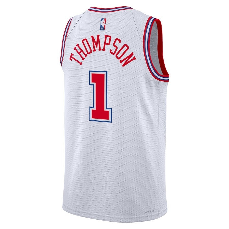 Amen Thompson 1 Houston Rockets 2023/24 City Edition Swingman Jersey White Unisex