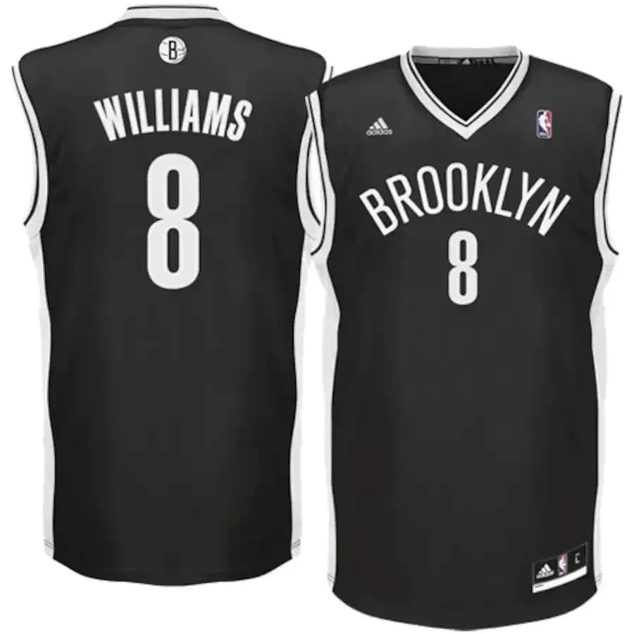 Deron Williams Brooklyn Nets Road Jersey Black Unisex