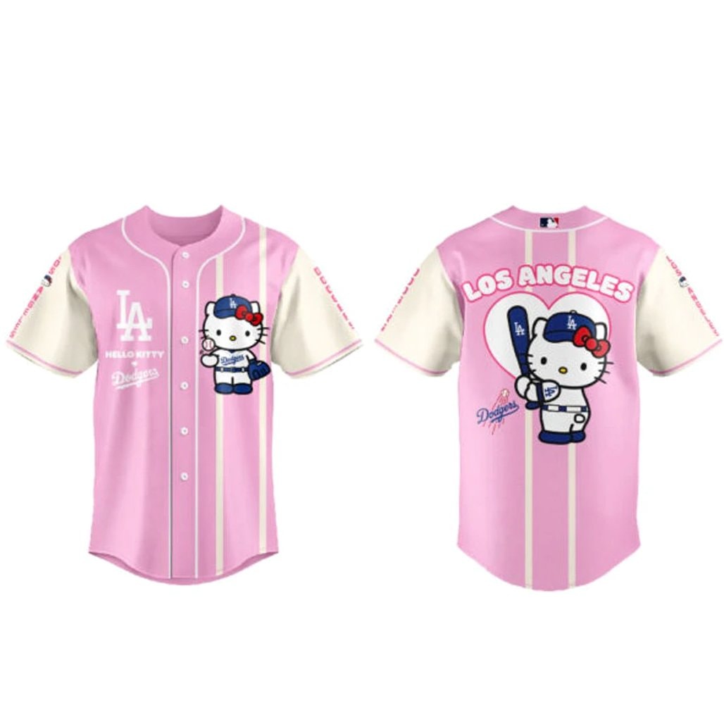 Baseball Team x Hello Kitty 2026 Pink Baseball Jersey